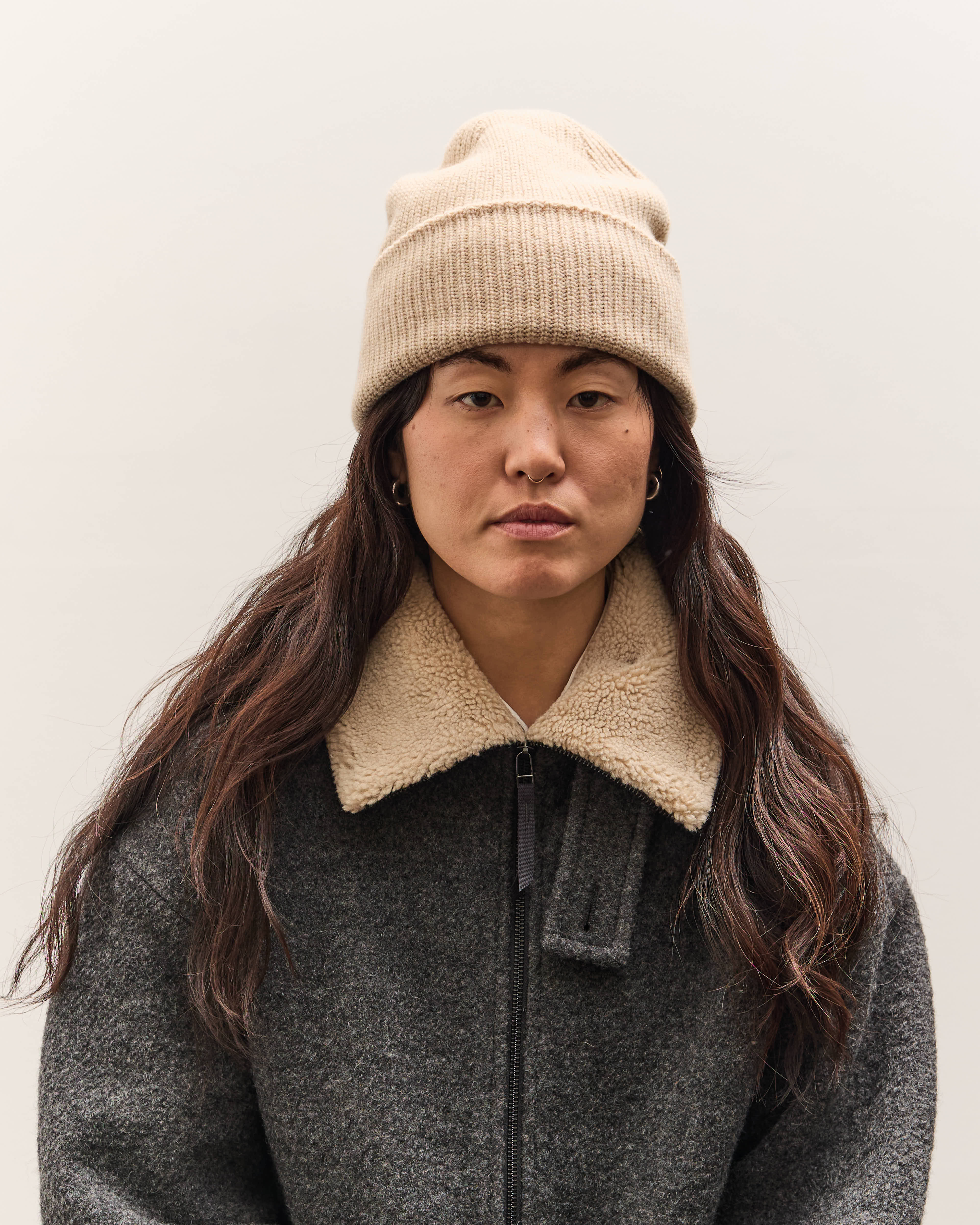 7115 by Szeki Signature Yak Beanie, Almond – Glasswing