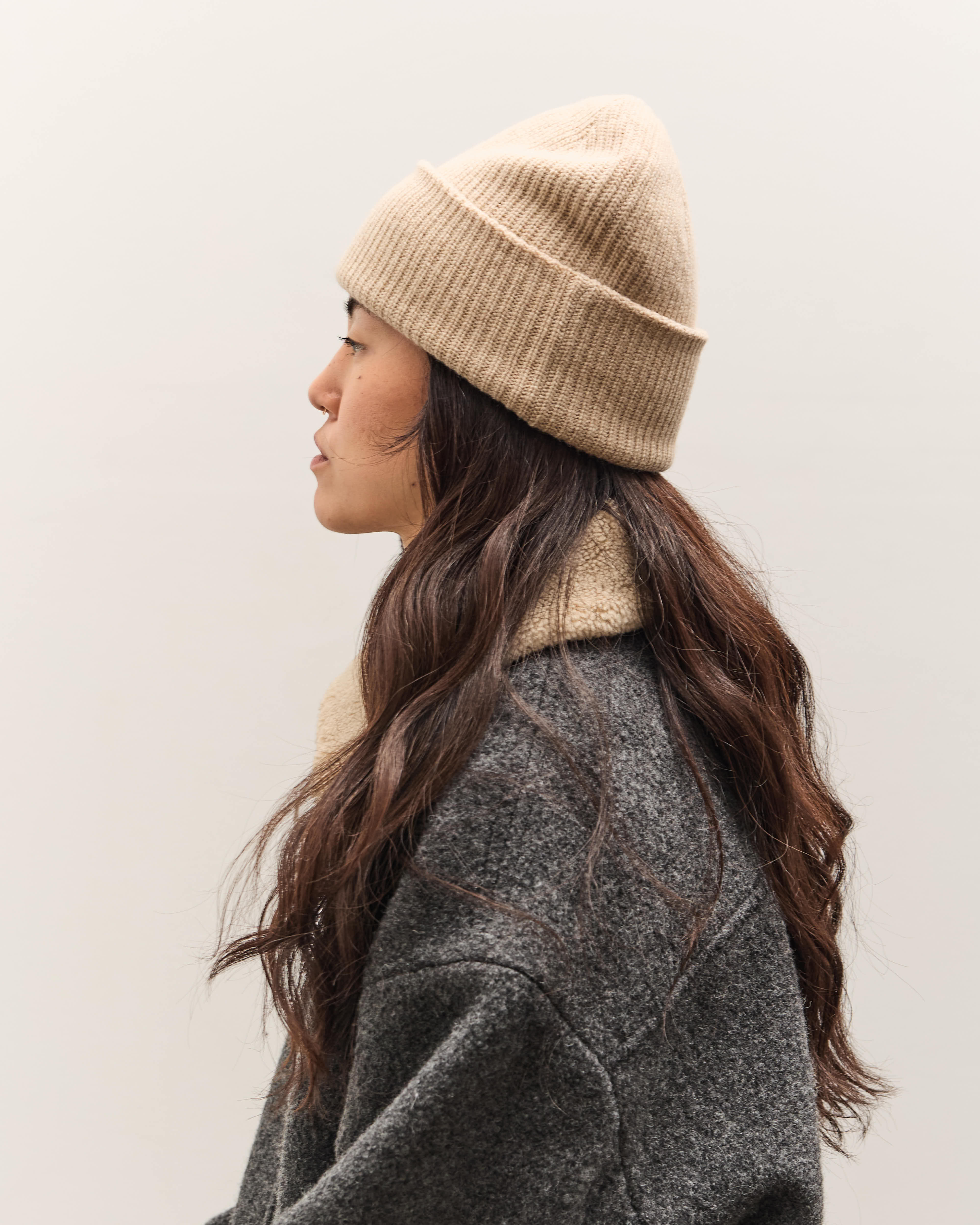 7115 by Szeki Signature Yak Beanie, Almond – Glasswing