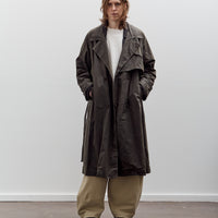 7115 by Szeki Long Rain Trench Unisex, Waxed Edition, Deep Olive