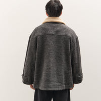 7115 by Szeki Blouson Short Coat, Heather Gray