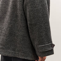 7115 by Szeki Blouson Short Coat, Heather Gray