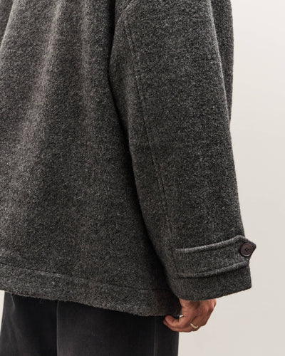 7115 by Szeki Blouson Short Coat, Heather Gray