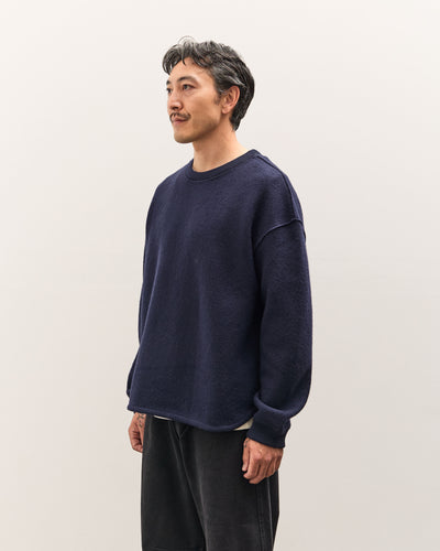 7115 by Szeki Boiled Wool Keepsake Jumper Unisex, Navy