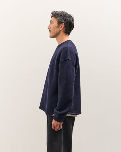 7115 by Szeki Boiled Wool Keepsake Jumper Unisex, Navy