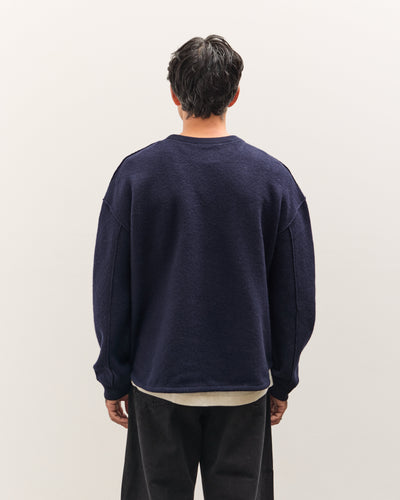 7115 by Szeki Boiled Wool Keepsake Jumper Unisex, Navy