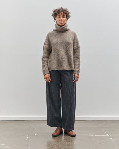 7115 by Szeki Chunky Turtleneck, Umber