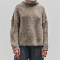 7115 by Szeki Chunky Turtleneck, Umber