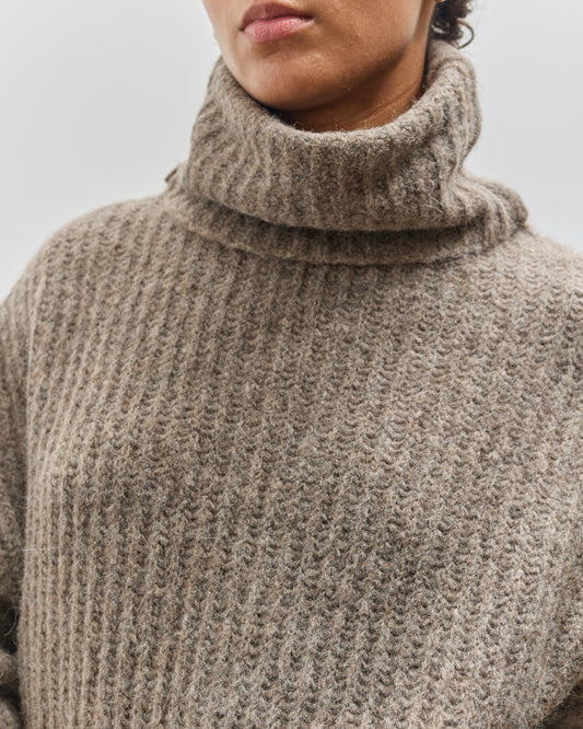 7115 by Szeki Chunky Turtleneck, Umber