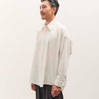 7115 by Szeki Cocoon Dress Shirt Unisex, Off-White