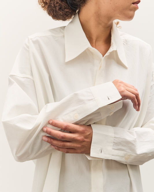 7115 by Szeki Cocoon Dress Shirt Unisex, Off-White L 7115 by Szeki Cocoon Dress Shirt Unisex, Off-White L