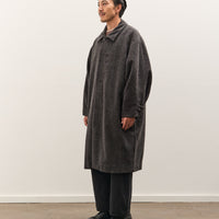 7115 by Szeki Cuffed Wool Coat Unisex, Heathered Taupe