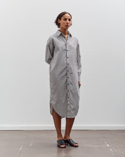 7115 by Szeki Striped Dolman Maxi, Navy Stripes
