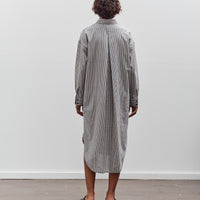 7115 by Szeki Striped Dolman Maxi, Navy Stripes