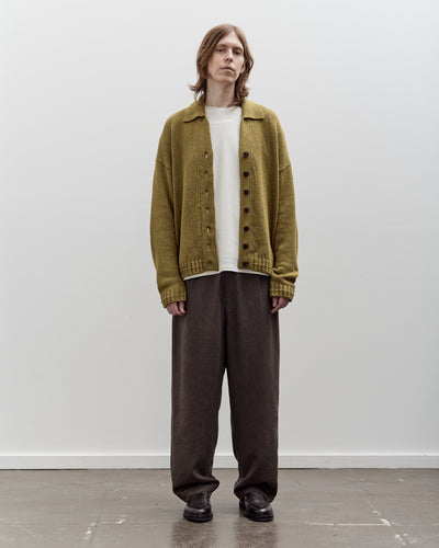 7115 by Szeki Elastic Drop Crotch Trousers, Olive Gray