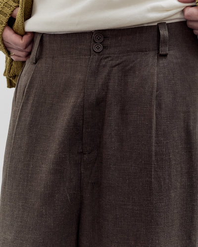 7115 by Szeki Elastic Drop Crotch Trousers, Olive Gray