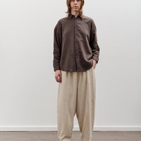 7115 by Szeki Elastic Panel Barrel Trouser, Oatmeal