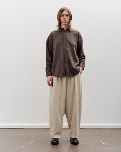 7115 by Szeki Elastic Panel Barrel Trouser, Oatmeal