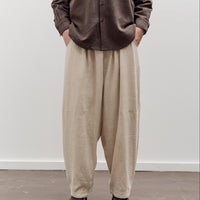 7115 by Szeki Elastic Panel Barrel Trouser, Oatmeal