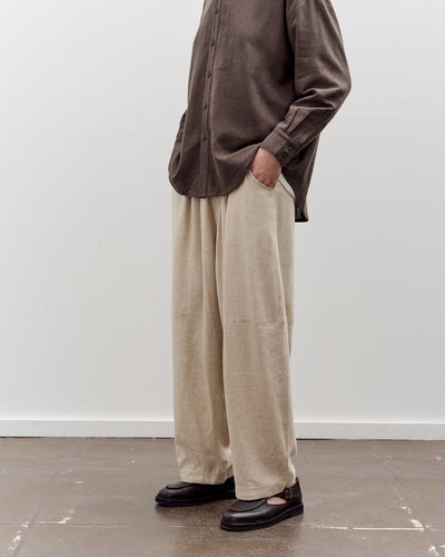 7115 by Szeki Elastic Panel Barrel Trouser, Oatmeal