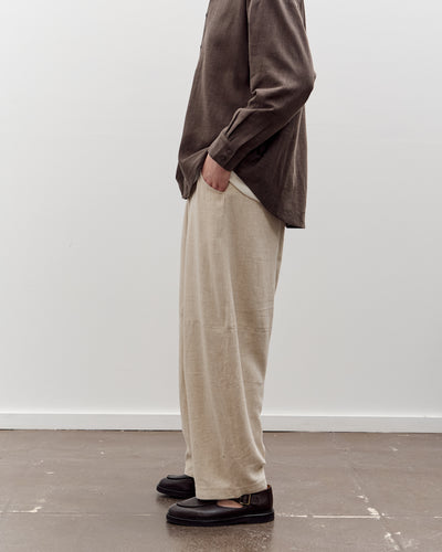 7115 by Szeki Elastic Panel Barrel Trouser, Oatmeal