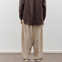 7115 by Szeki Elastic Panel Barrel Trouser, Oatmeal