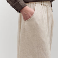 7115 by Szeki Elastic Panel Barrel Trouser, Oatmeal