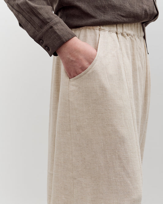 7115 by Szeki Elastic Panel Barrel Trouser, Oatmeal