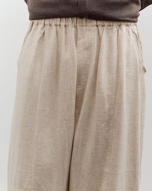 7115 by Szeki Elastic Panel Barrel Trouser, Oatmeal