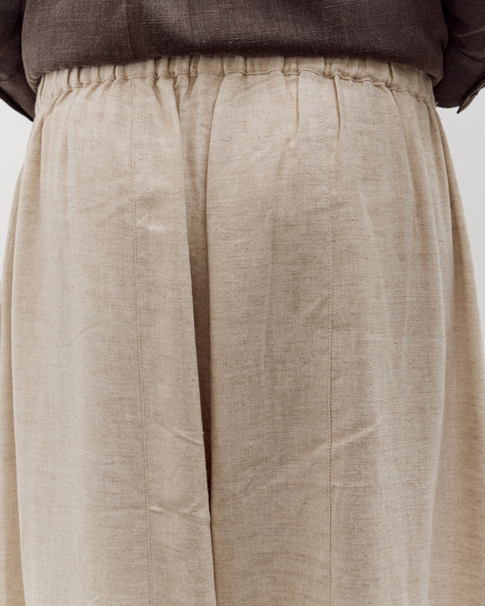7115 by Szeki Elastic Panel Barrel Trouser, Oatmeal