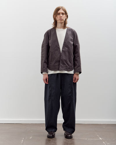 7115 by Szeki Elastic Panel Barrel Trouser, Navy Black