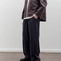7115 by Szeki Elastic Panel Barrel Trouser, Navy Black