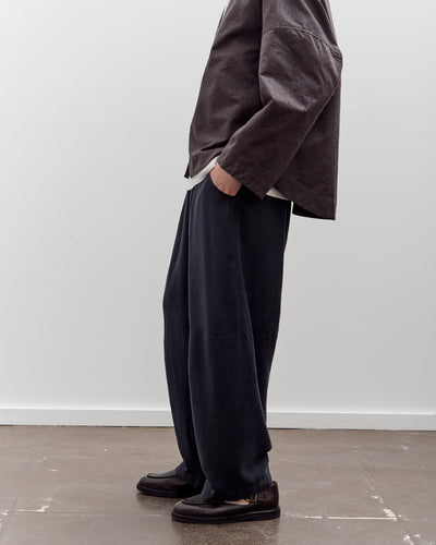 7115 by Szeki Elastic Panel Barrel Trouser, Navy Black