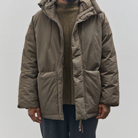 7115 by Szeki Unisex Hooded Puffer, Olive