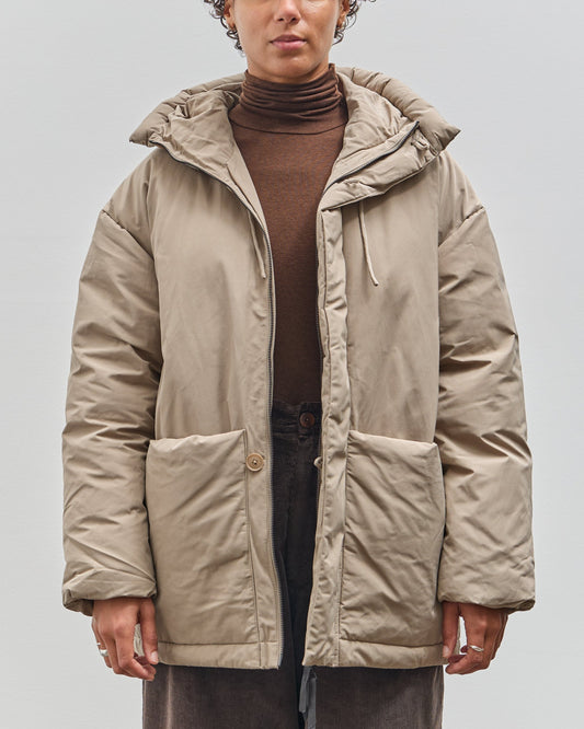 7115 by Szeki Hooded Puffer, Taupe