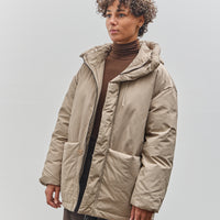 7115 by Szeki Hooded Puffer, Taupe