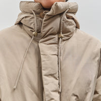 7115 by Szeki Hooded Puffer, Taupe