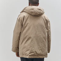 7115 by Szeki Unisex Hooded Puffer, Taupe