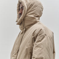 7115 by Szeki Unisex Hooded Puffer, Taupe