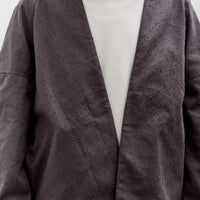 7115 by Szeki Lantern Jacket, Charcoal Gray
