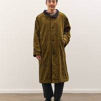 7115 by Szeki Padded Corduroy Fleece Coat, Deep Olive