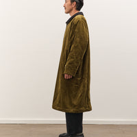 7115 by Szeki Padded Corduroy Fleece Coat, Deep Olive