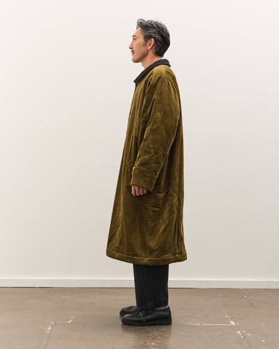 7115 by Szeki Padded Corduroy Fleece Coat, Deep Olive