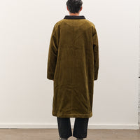 7115 by Szeki Padded Corduroy Fleece Coat, Deep Olive