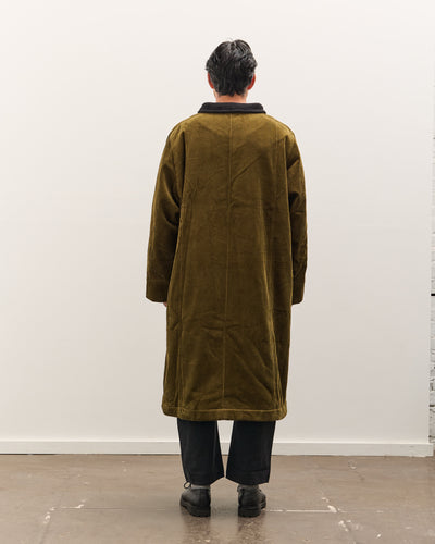 7115 by Szeki Padded Corduroy Fleece Coat, Deep Olive