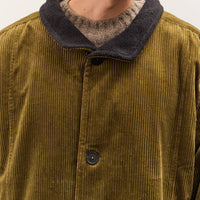 7115 by Szeki Padded Corduroy Fleece Coat, Deep Olive