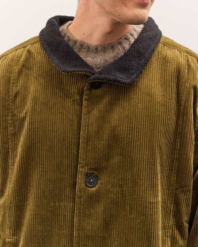 7115 by Szeki Padded Corduroy Fleece Coat, Deep Olive