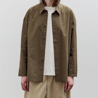7115 by Szeki Papery 3/4 Button Down Unisex, Olive