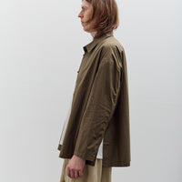 7115 by Szeki Papery 3/4 Button Down Unisex, Olive