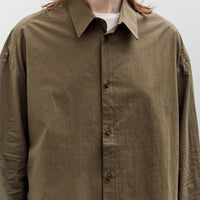7115 by Szeki Papery 3/4 Button Down Unisex, Olive