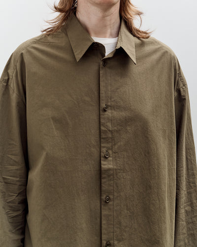 7115 by Szeki Papery 3/4 Button Down Unisex, Olive
